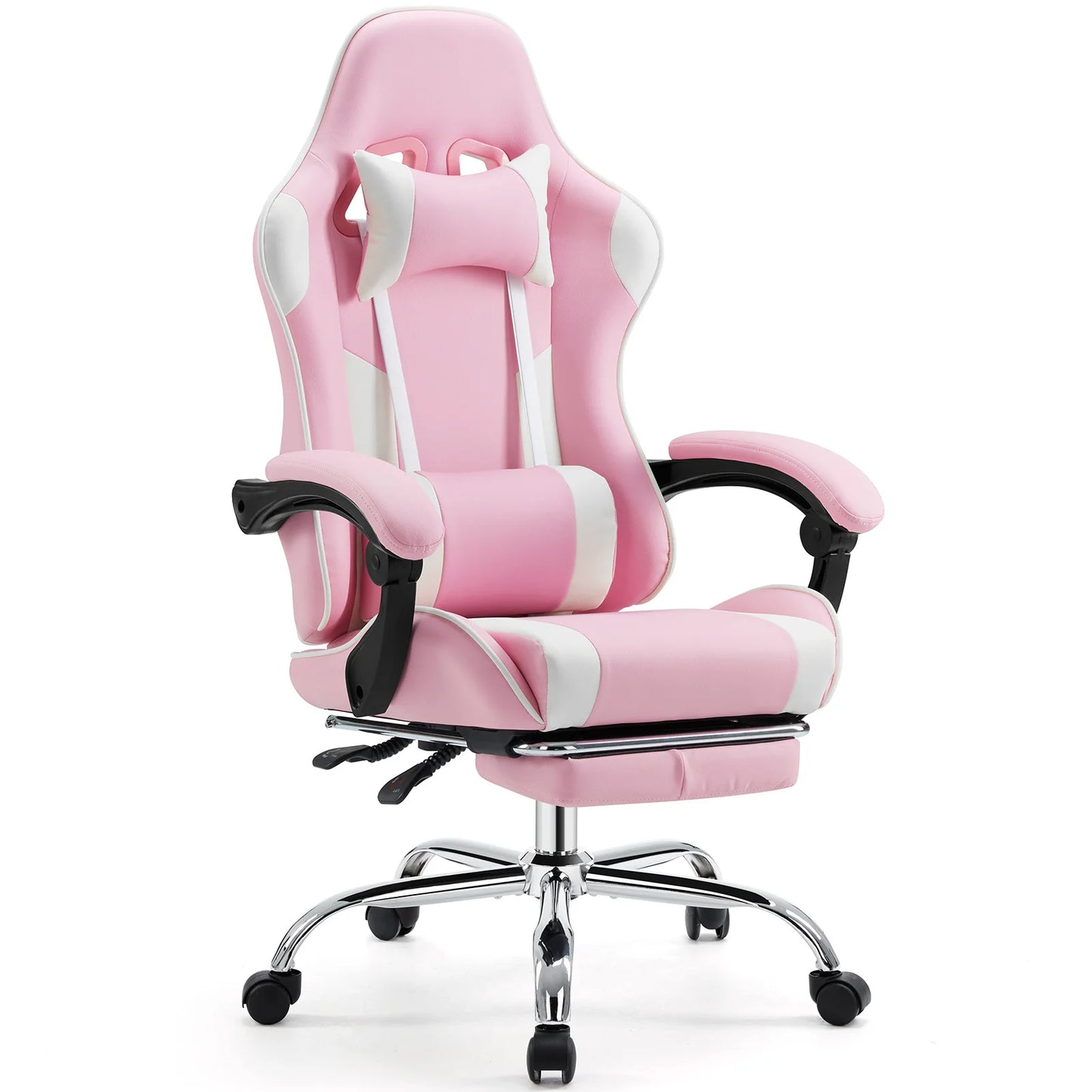 JHK Ergonomic Racing Gaming Chair PU Leather with Headrest