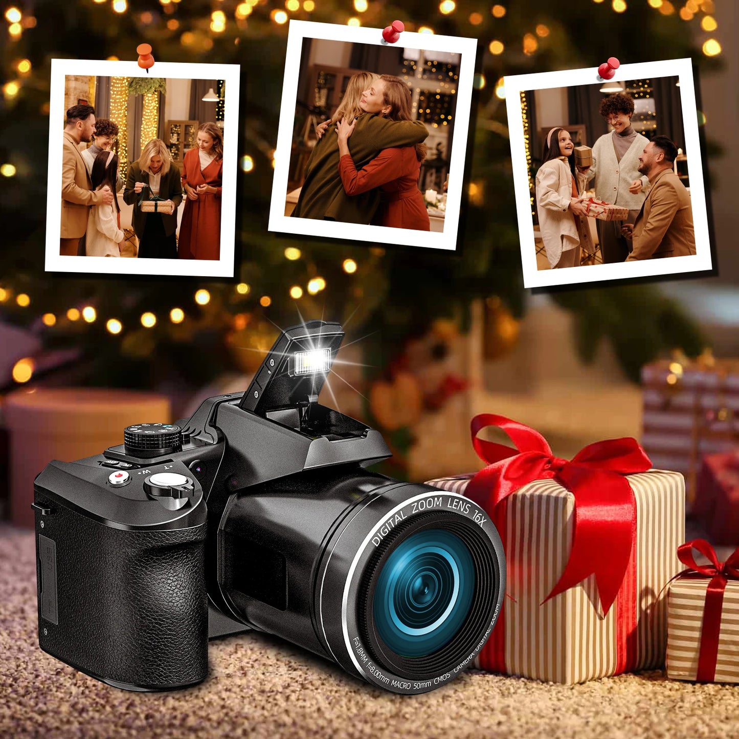 NBD 64MP Digital Camera With 4K Video And 16X Zoom