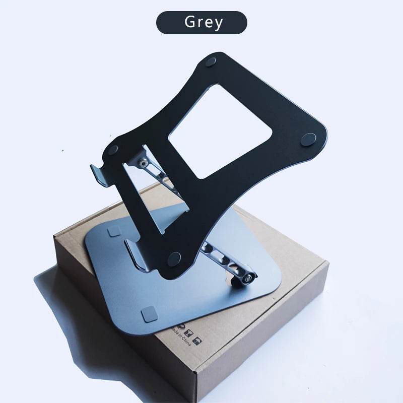 Adjustable Aluminum Alloy Tablet And Laptop Stand Folding Cooling Support Ergonomic Tilt