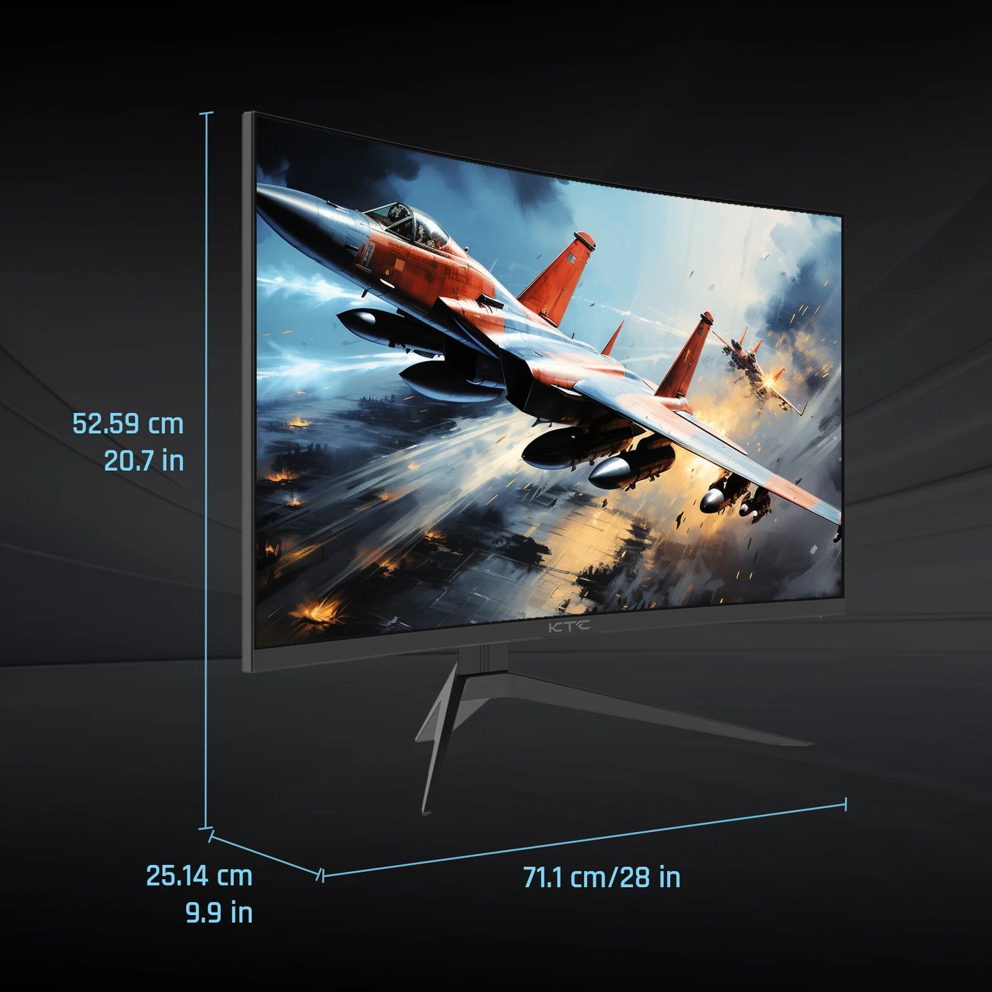 KTC Curved Gaming Monitor 240Hz 1ms HDR10 GSync FreeSync