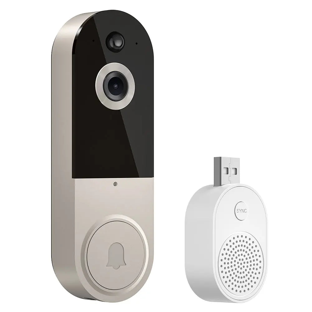 1080P Wireless Doorbell Camera Night Vision And Two Way Audio