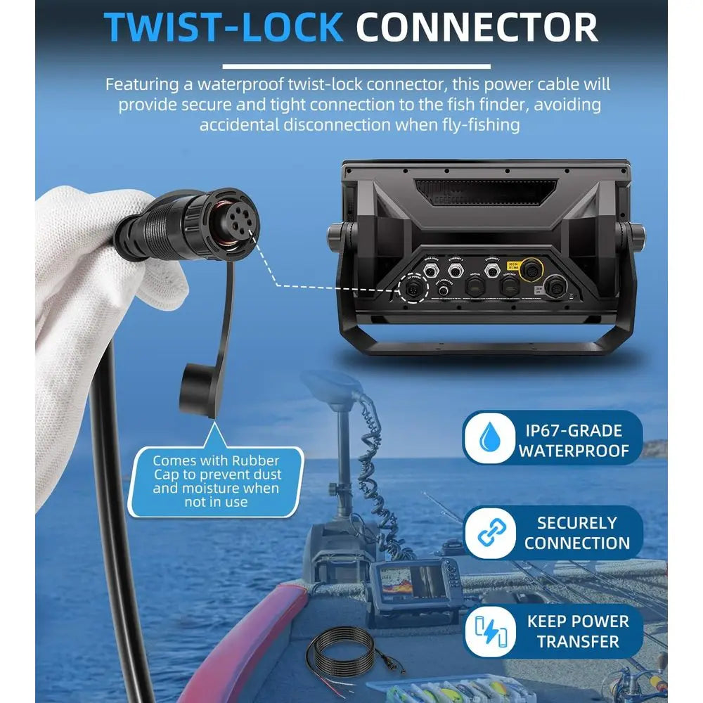 PC 13 Power Cable For APEX XPLORE TargetLock Marine Rated