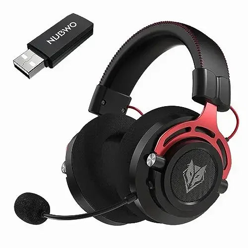 NUBWO G03 Wireless Gaming Headset With Dongle Noise Cancelling Mic