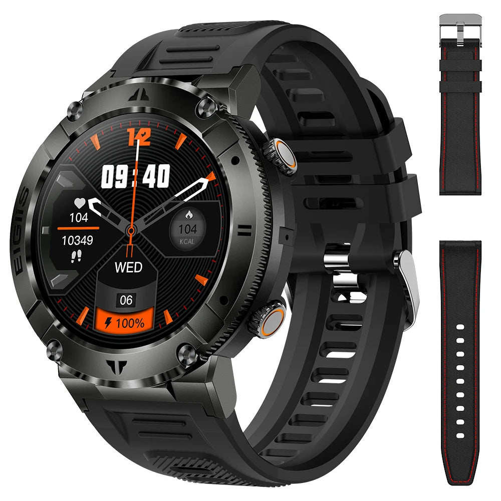 LaNikar Smart Watch Men TFT Display Bluetooth Health Monitor