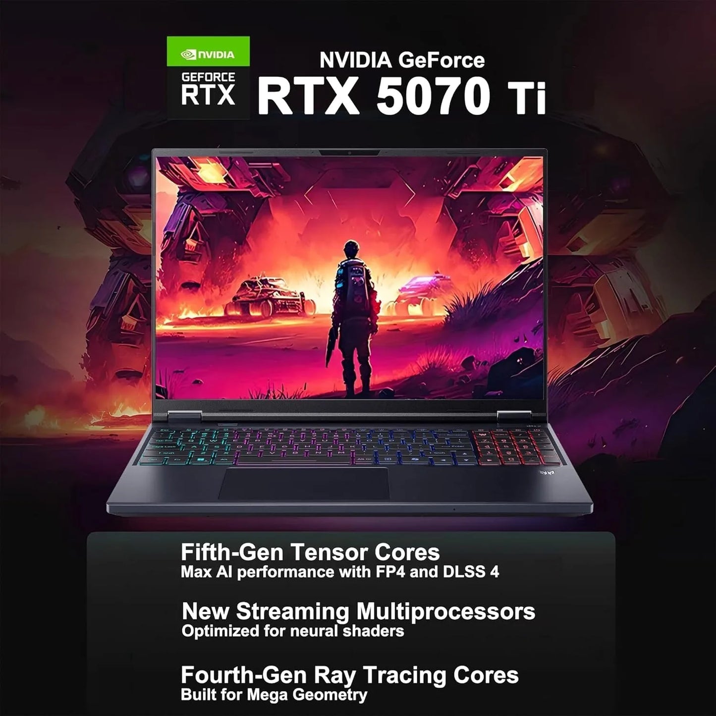 Acer Predator Helios Neo S RTX 5070Ti OLED 240Hz Laptop