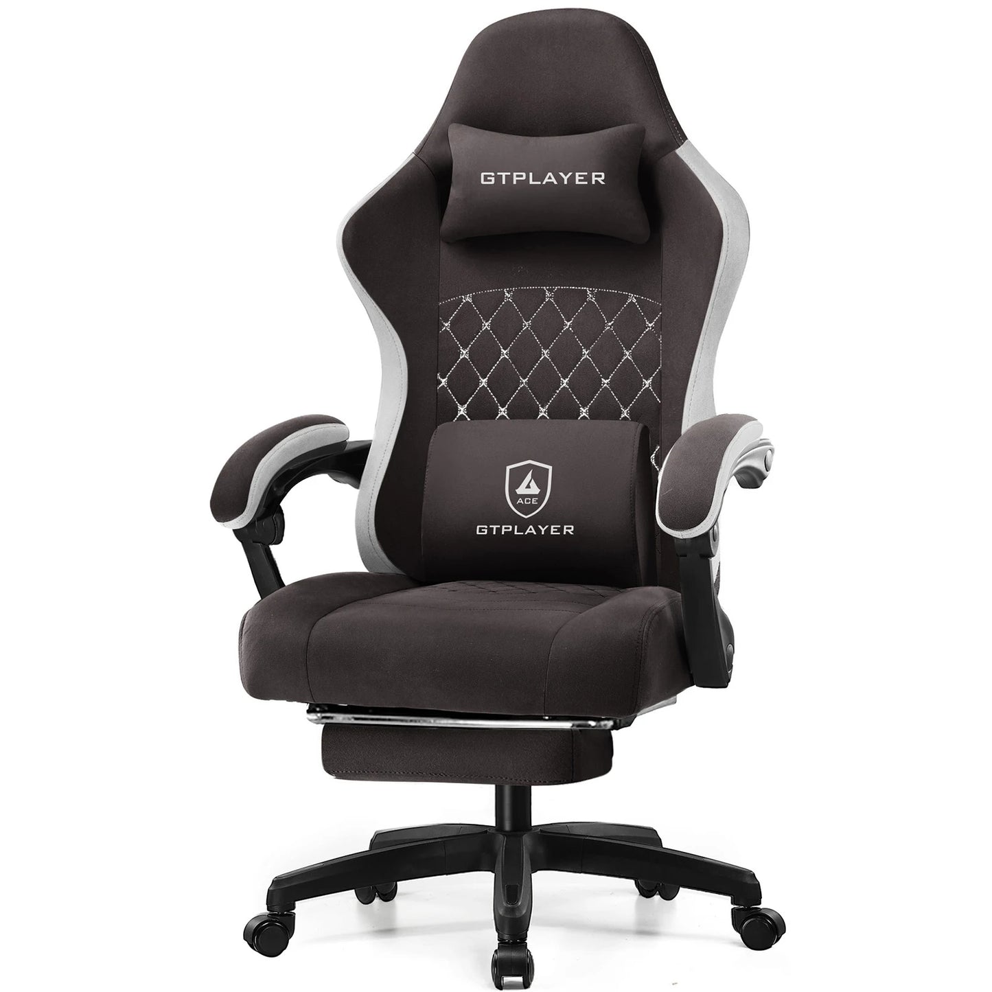 GTPLAYER Gaming Chair with Pocket Spring Cushion and Lumbar Support