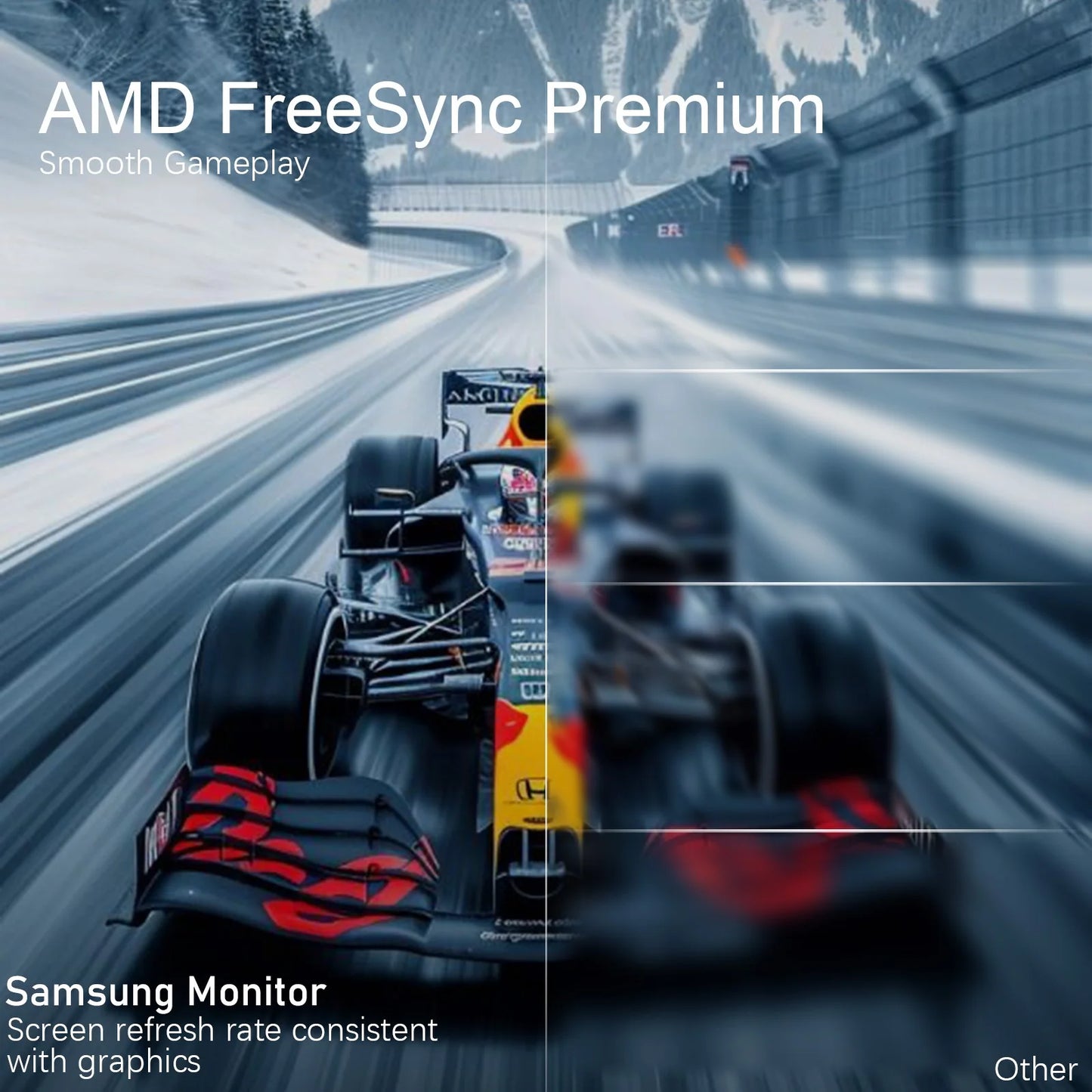 Samsung Odyssey G550A Gaming Monitor QHD 2560x1440 165Hz HDR