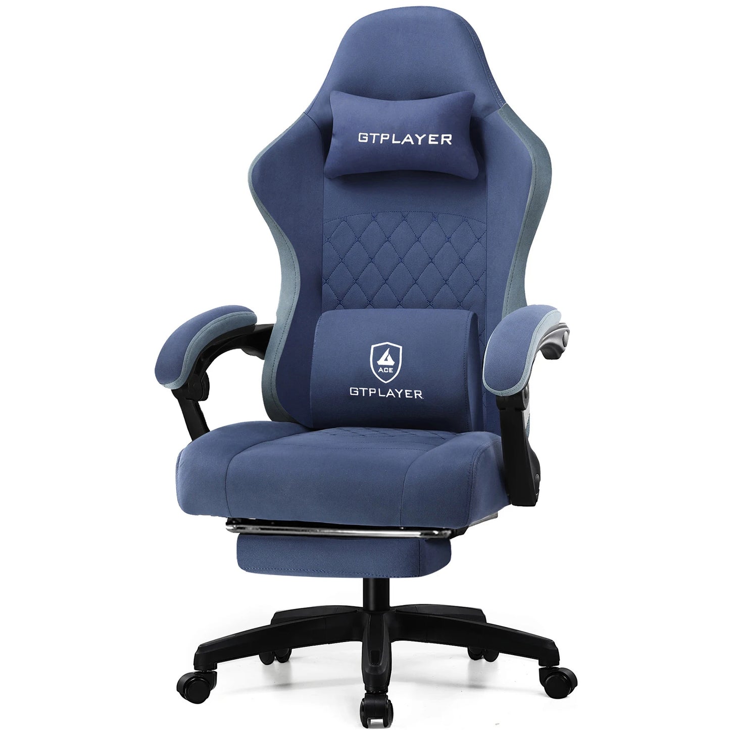 GTPLAYER Gaming Chair with Pocket Spring Cushion and Lumbar Support
