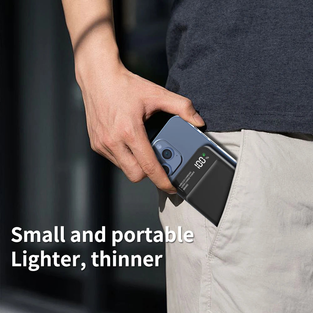 Magnetic 10000mAh Power Bank With 22.5W Fast Charging