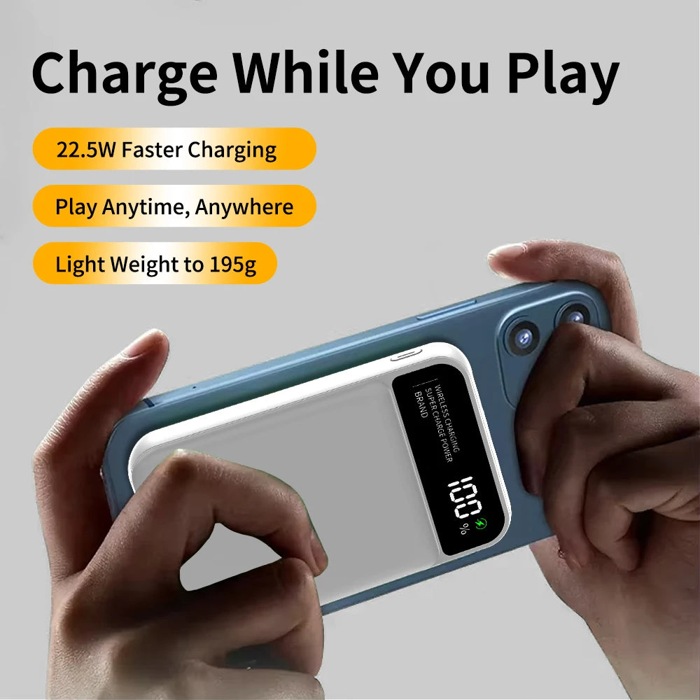 Magnetic 10000mAh Power Bank With 22.5W Fast Charging