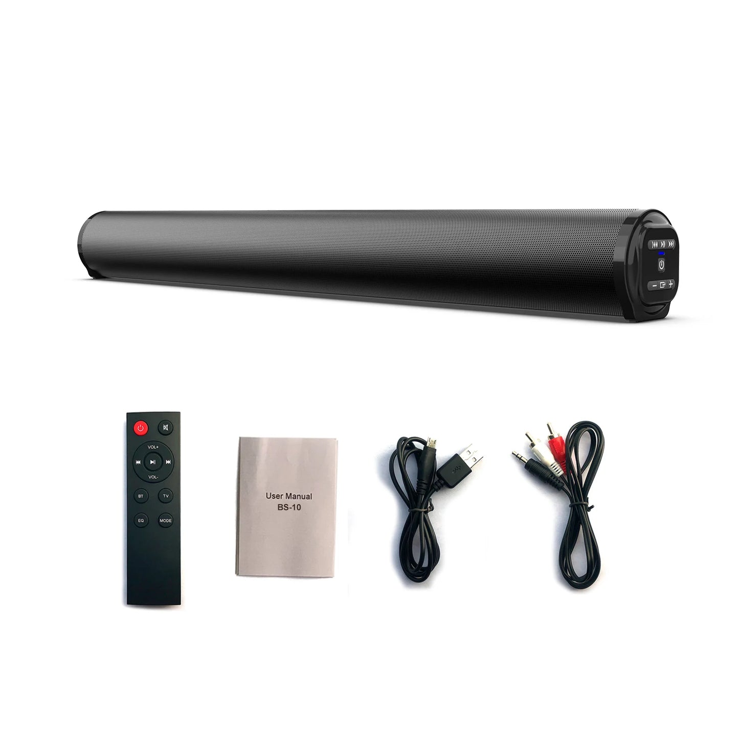 Bluetooth Wireless Soundbar for TV and PC with 20W Output