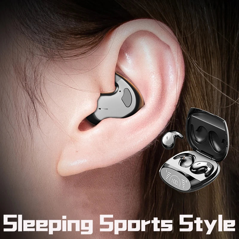 SK Ultra-Thin Sleep Headphones Wireless Bluetooth Earbuds Waterproof