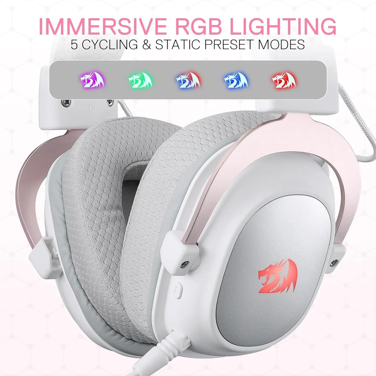 Redragon H510 Pro RGB Gaming Headset 7.1 Surround Sound