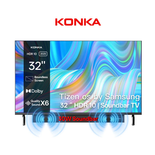 KONKA Smart TV Built In Soundbar HDR Theater Audio