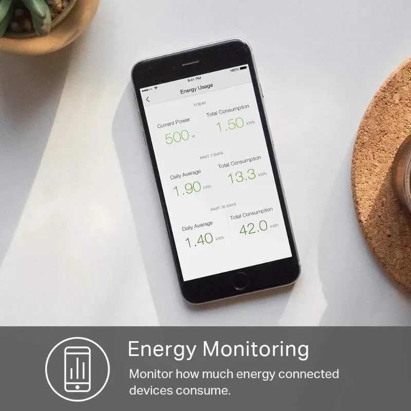 Plug Power Strip HS300 Surge Protector With 6 Smart Outlets