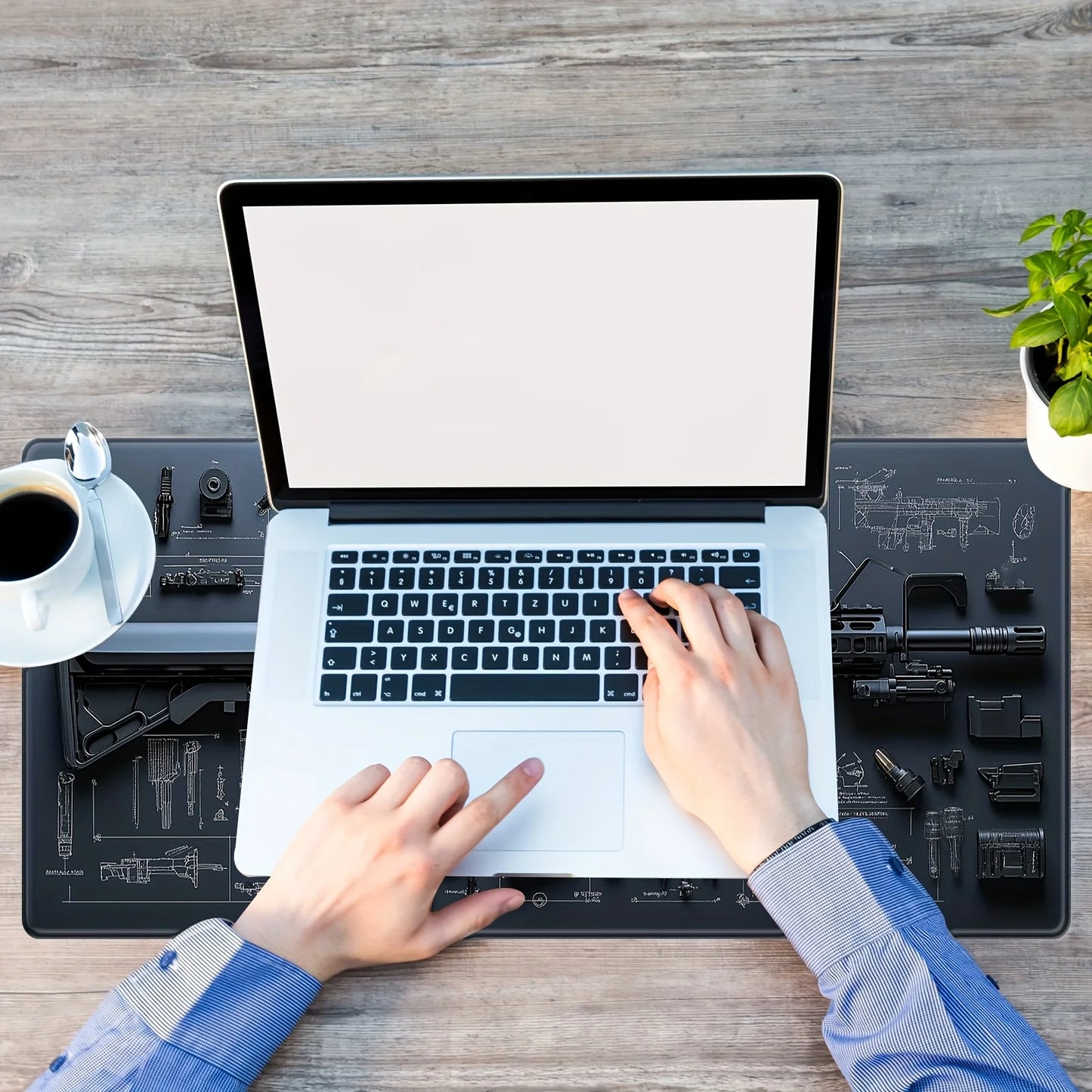 Mairuige Mouse Pad Non Slip Rubber Desk Mat Extended