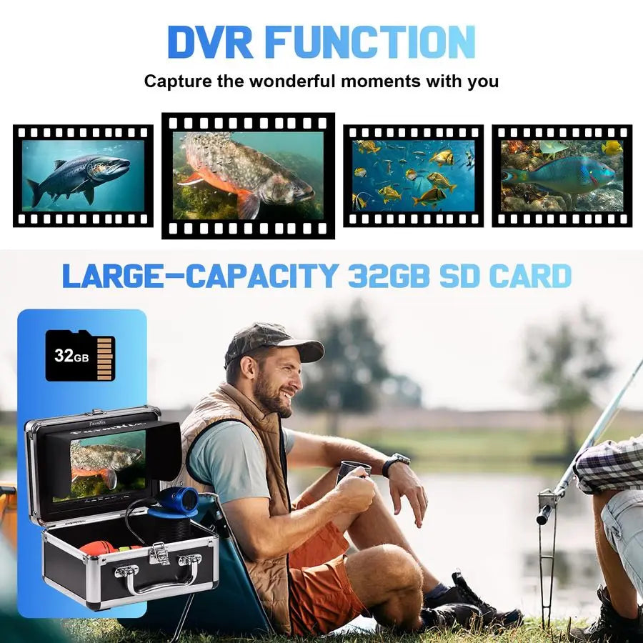 XMSJ Underwater Fishing Camera With LCD Monitor And Fish Finder