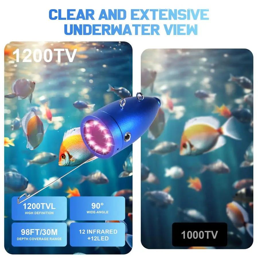 XMSJ Underwater Fishing Camera With LCD Monitor And Fish Finder