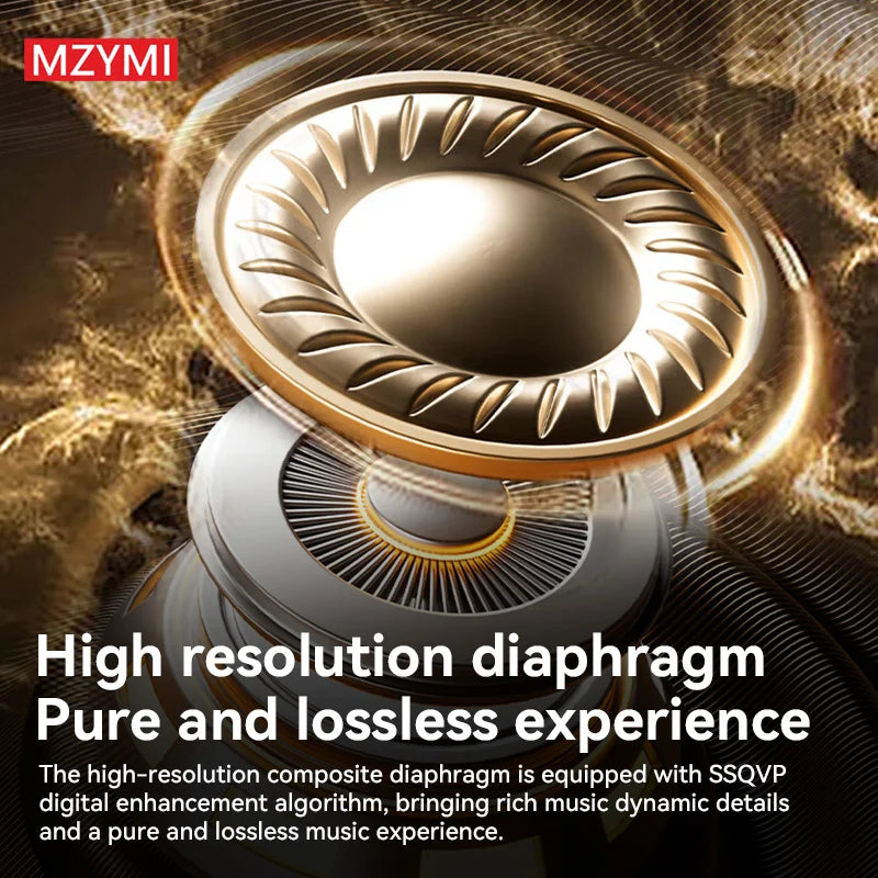 MZYMI S07 ANC Wireless Earbuds With ENC And Bluetooth 5.3