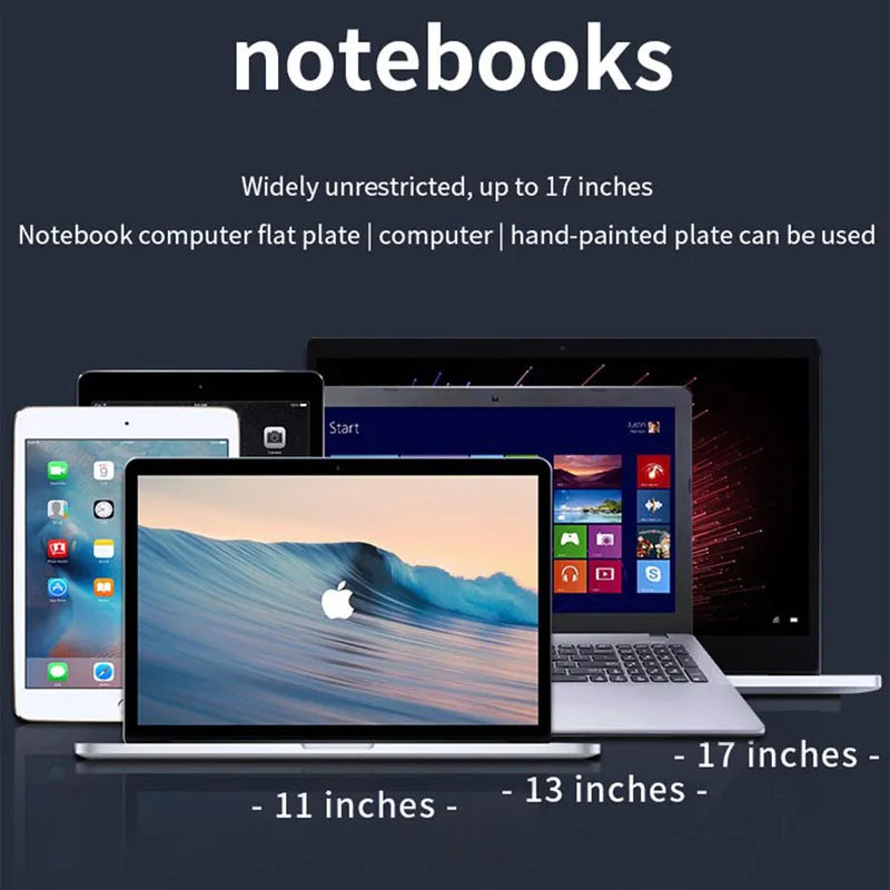 Adjustable Aluminum Alloy Tablet And Laptop Stand Folding Cooling Support Ergonomic Tilt