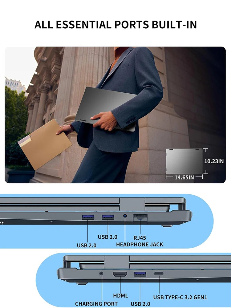 BYONE BAX16 Triple Screen Laptop Intel Core I7-1270P 64GB RAM