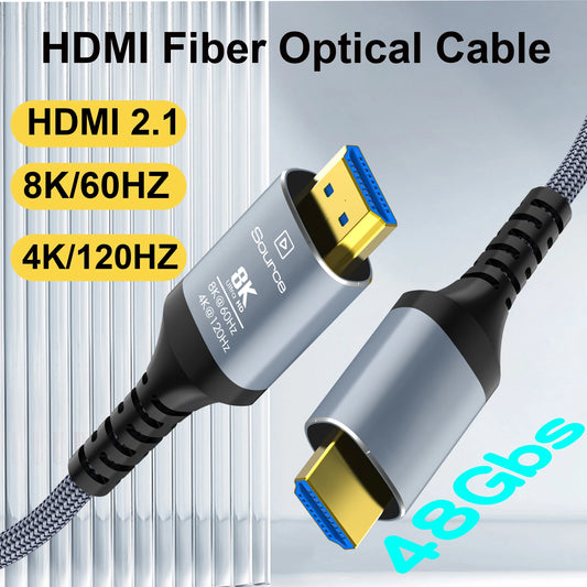 CYANMI HDMI 2.1 Fiber Optic Cable 8K 4K60Hz 120Hz EARC