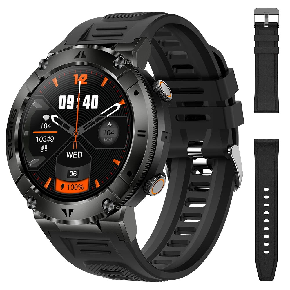 LaNikar Smart Watch Men TFT Display Bluetooth Health Monitor