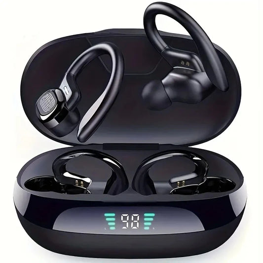 SHUKE Bluetooth Earbuds Wireless Earphones With Earhook IPX6 Waterproof Built In Microphone