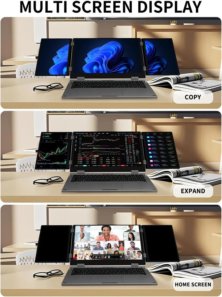 BYONE BAX16 Triple Screen Laptop Intel Core I7-1270P 64GB RAM