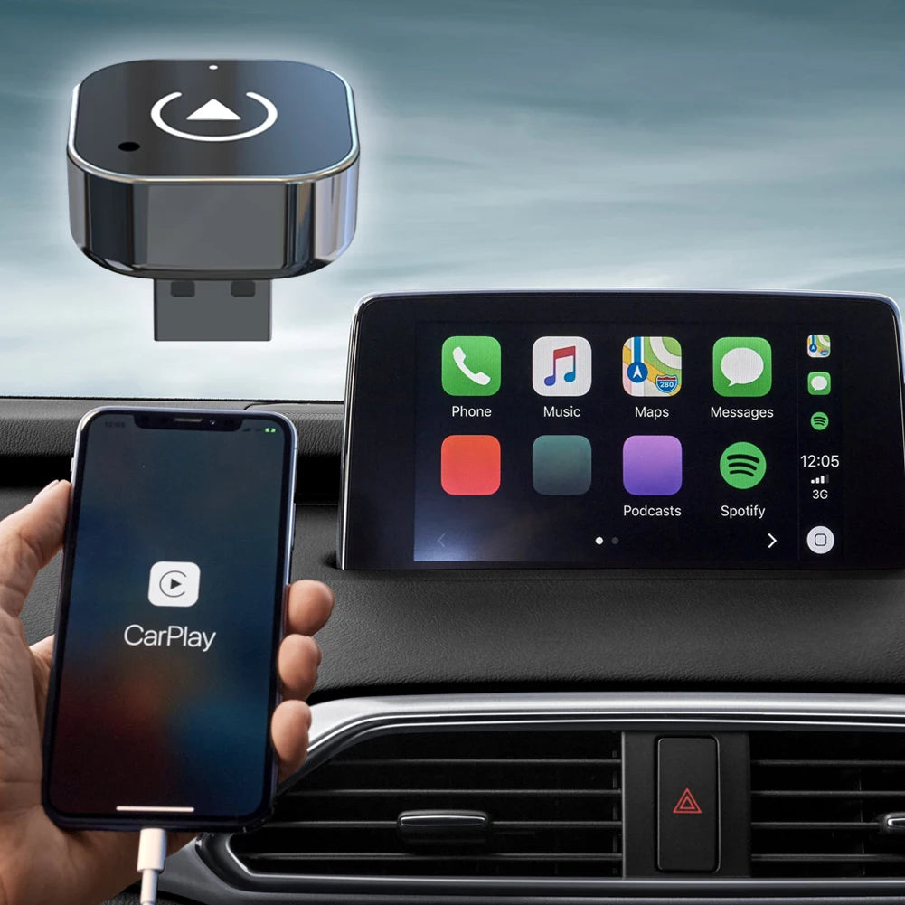 2-in-1 Wireless CarPlay Android Auto Adapter Delivers High Performance Connectivity