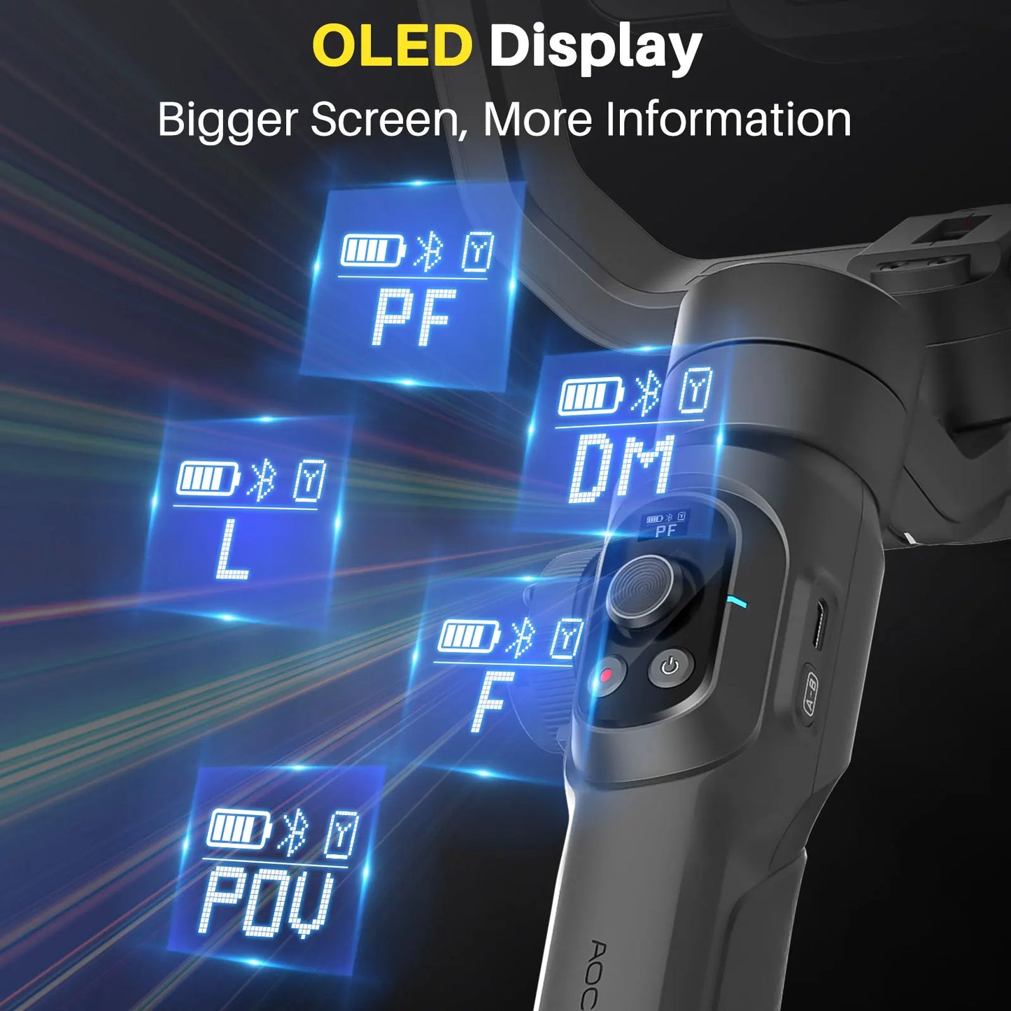 AOCHUAN SmartS2 Gimbal Stabilizer for Smartphones Professional