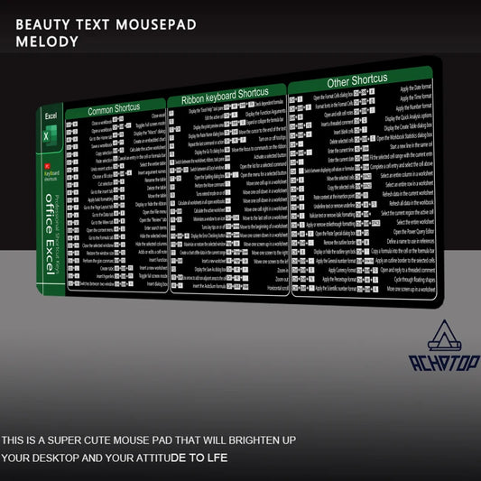 Achotop Linux Commands Gaming Mouse Pad For Desk Setup