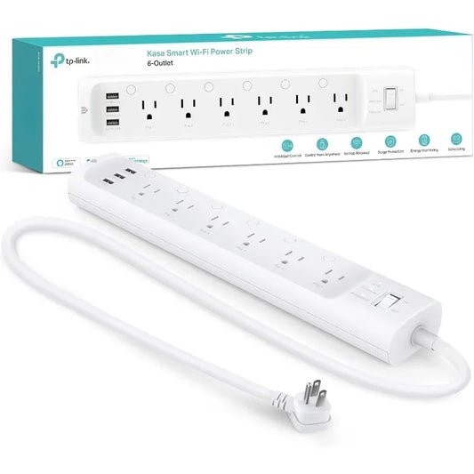Plug Power Strip HS300 Surge Protector With 6 Smart Outlets