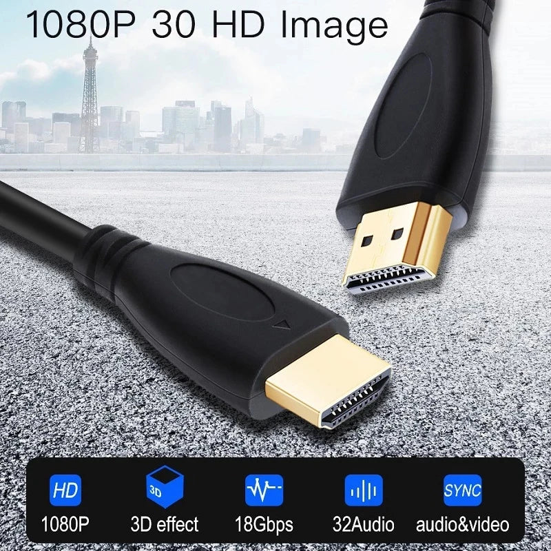 Nylon Braided HDMI Cable 4K High Speed Male to Male