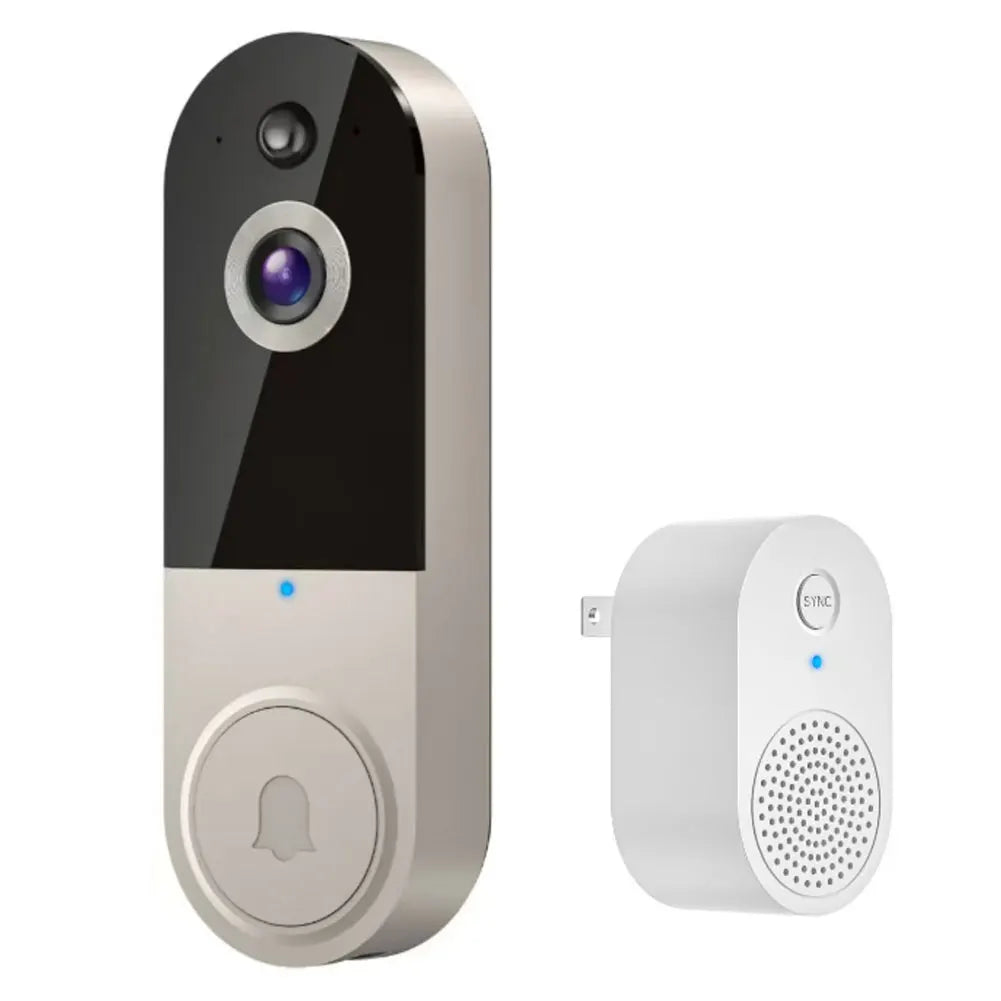 1080P Wireless Doorbell Camera Night Vision And Two Way Audio