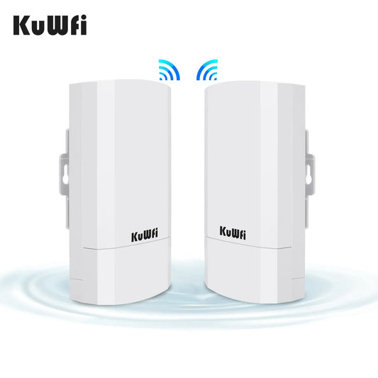 KuWFi Outdoor 300Mbps CPE Bridge WiFi AP Repeater Extender POE