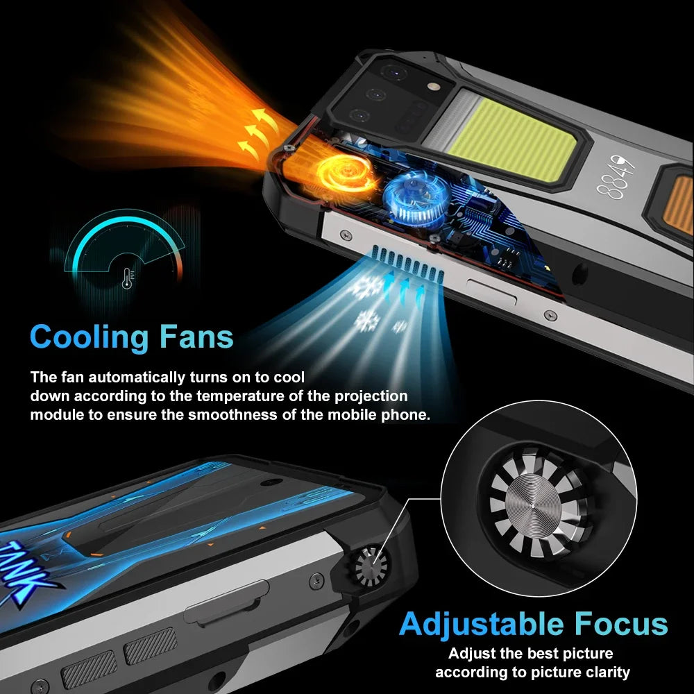 8849 Tank 2 Pro Rugged Smartphone With Projector And Battery