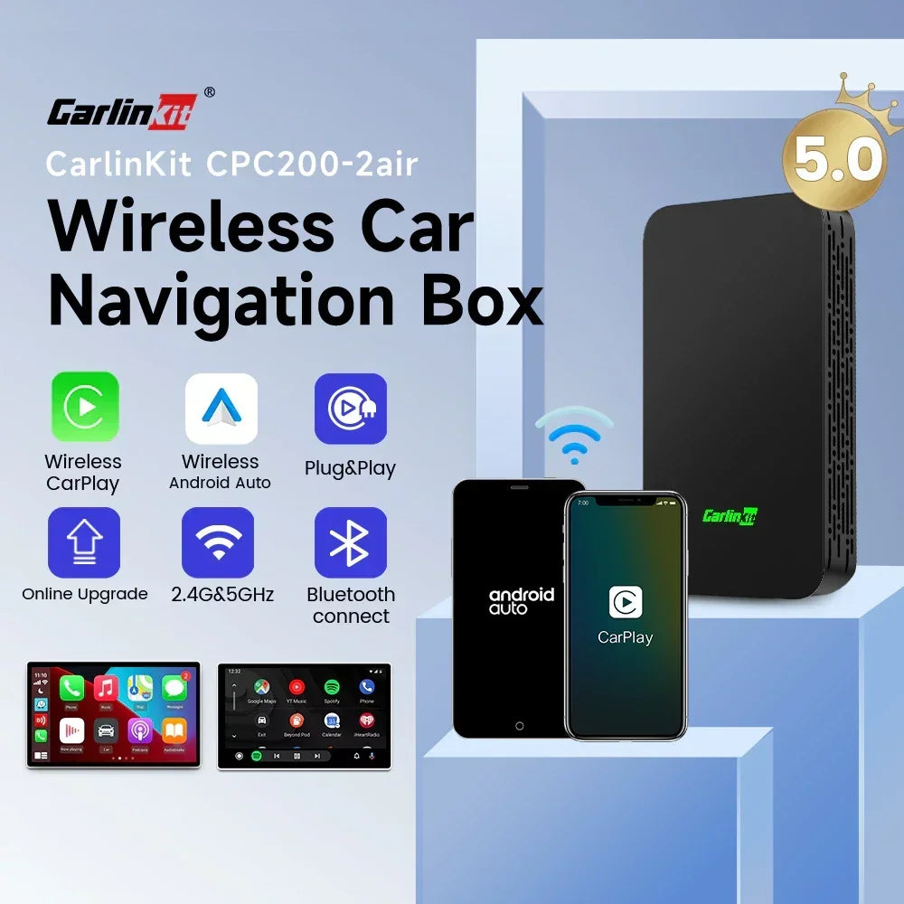 Carlinkit 5.0 Wireless CarPlay And Android Auto Adapter