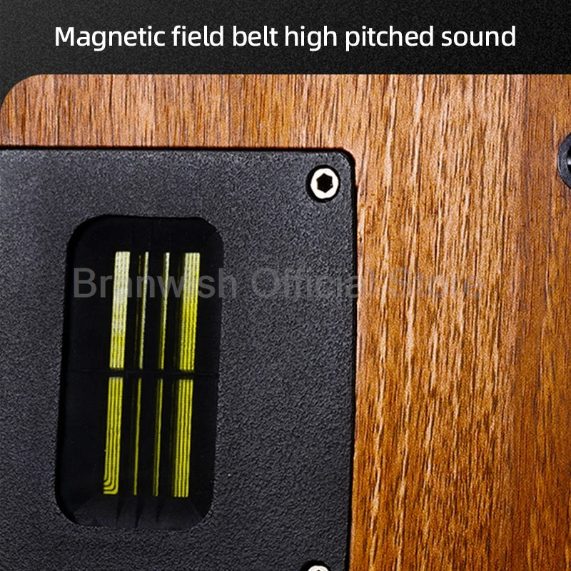 Branwish 3 Way HiFi Bookshelf Speaker 50W For Home Theater