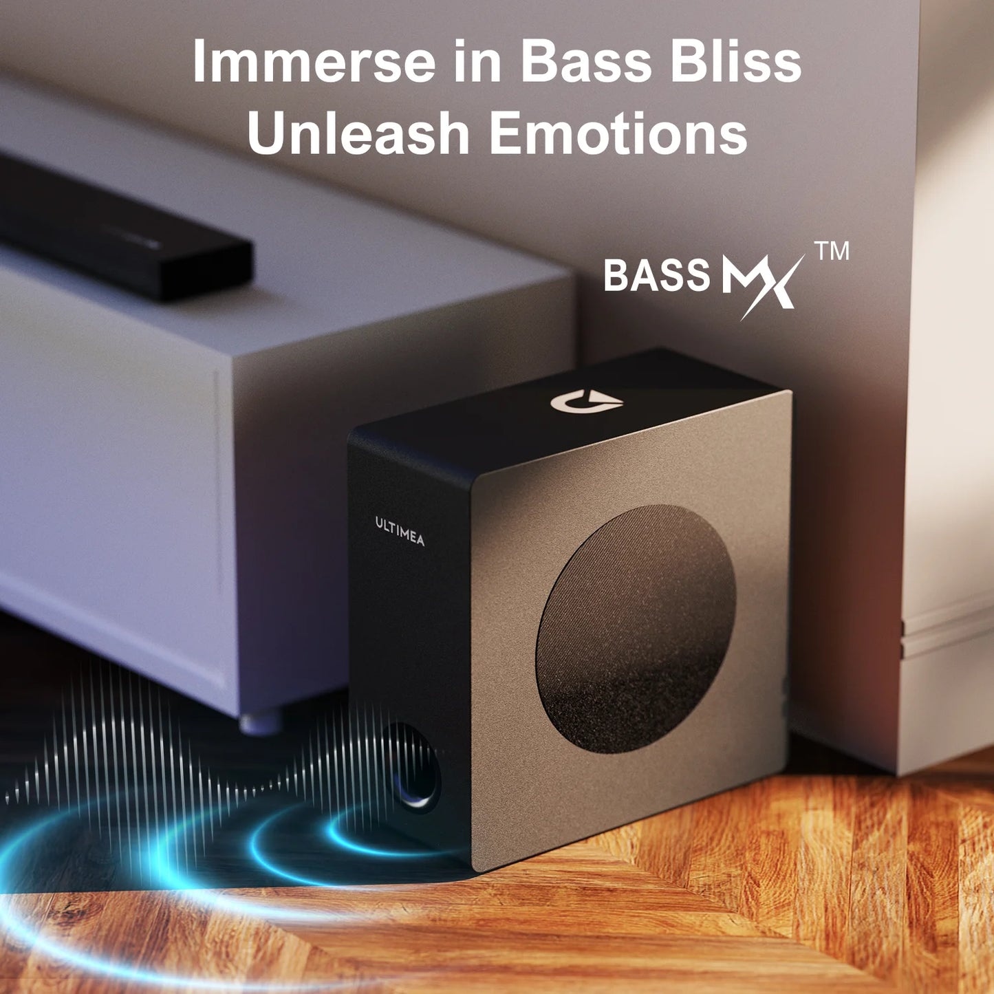 ULTIMEA 2.1 Dolby Atmos Soundbar With Subwoofer And HDMI EARC