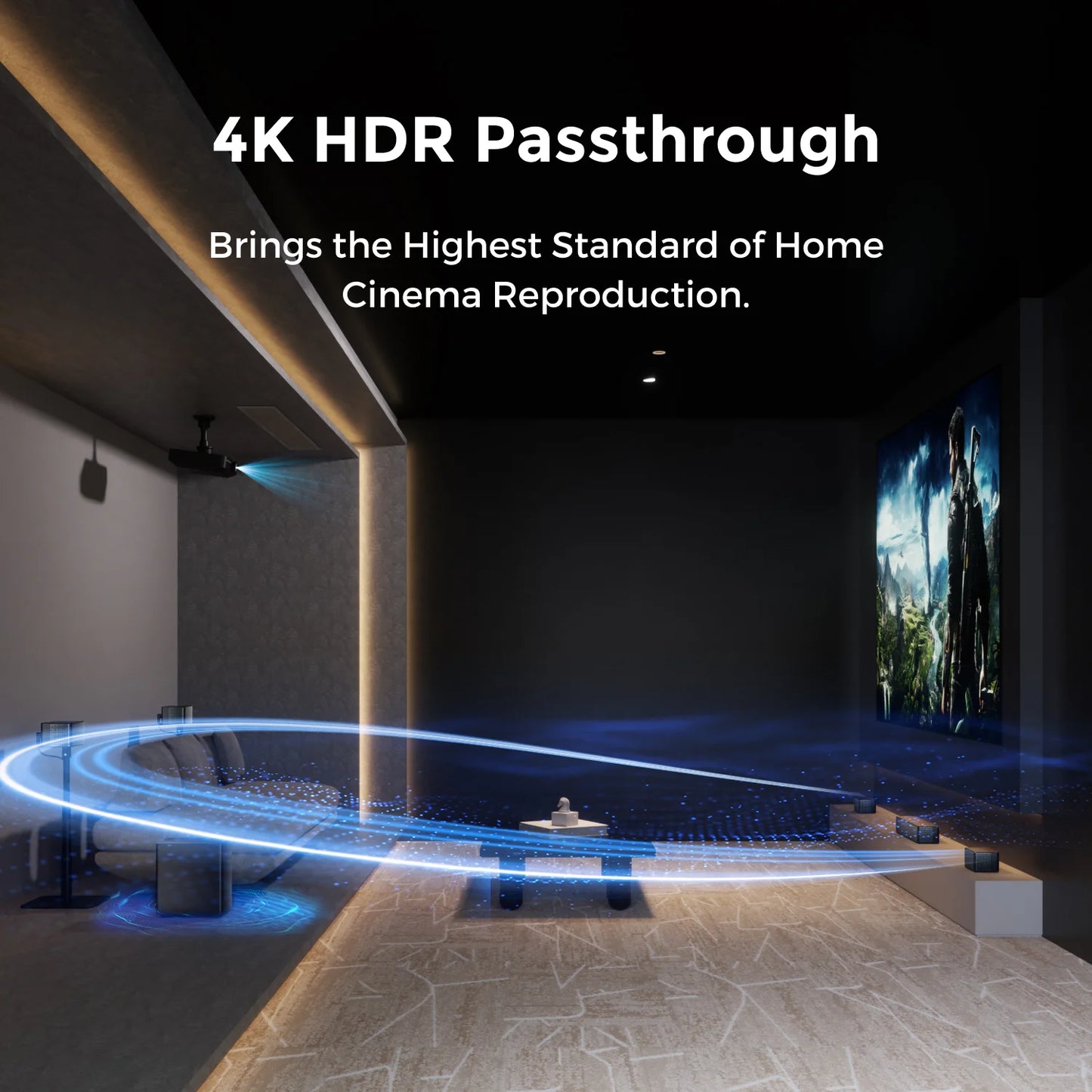 ULTIMEA Poseidon D80 Boom 7.1ch Dolby Atmos Soundbar With Subwoofer