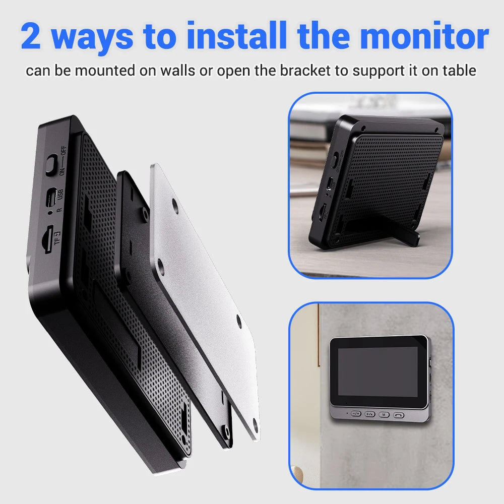 2.4G Wireless Video Doorbell Camera With Night Vision