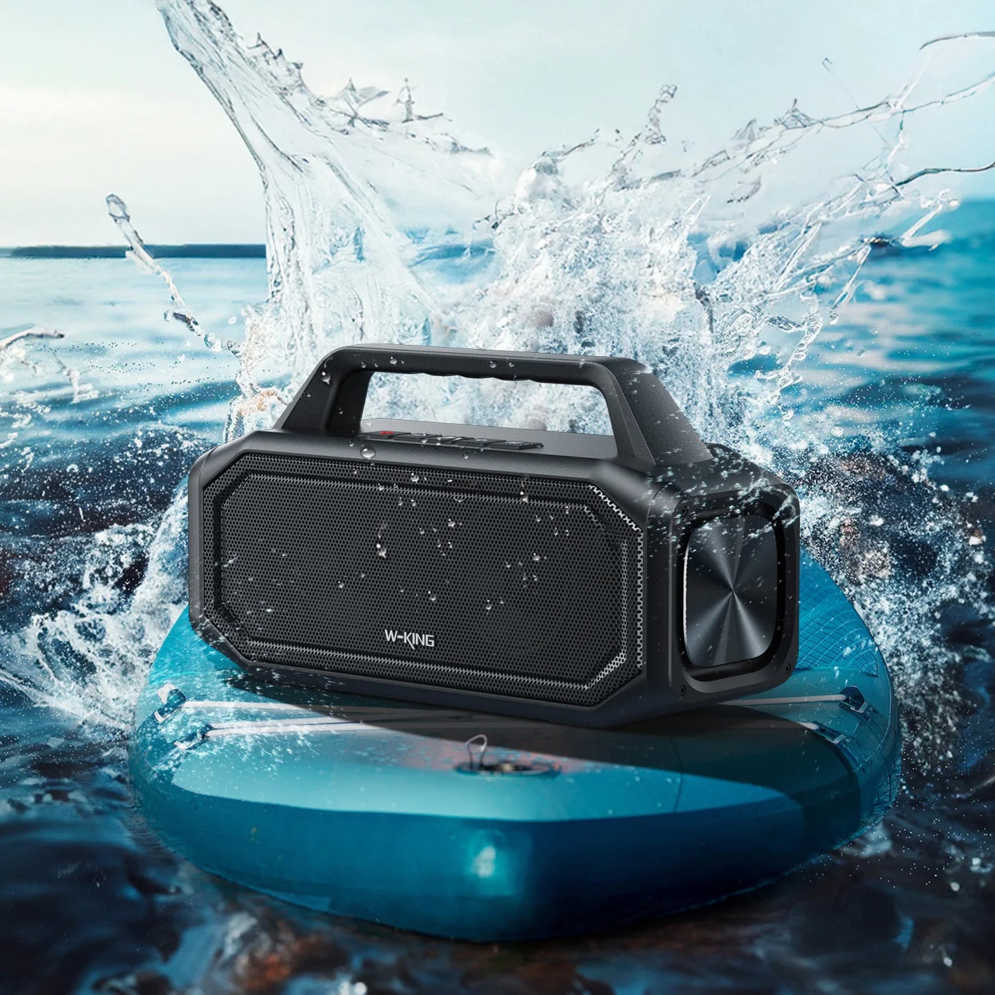 W-King 80W Bluetooth Portable Outdoor Speaker With Bass Boost