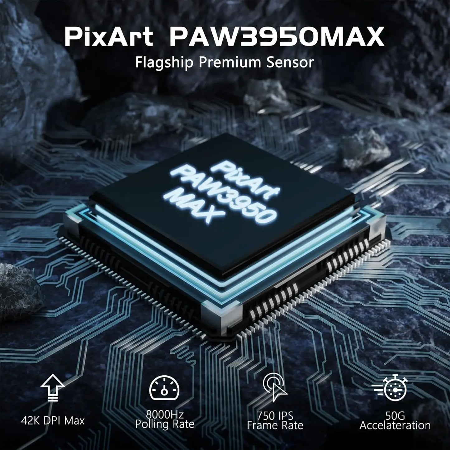 Attack Shark R6 Lightweight Wireless Gaming Mouse With 3950Max Sensor