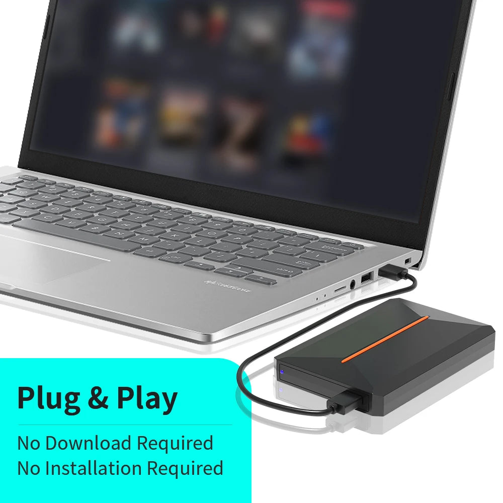 JMachen External 500GB Retro Game Drive With 3700 Games