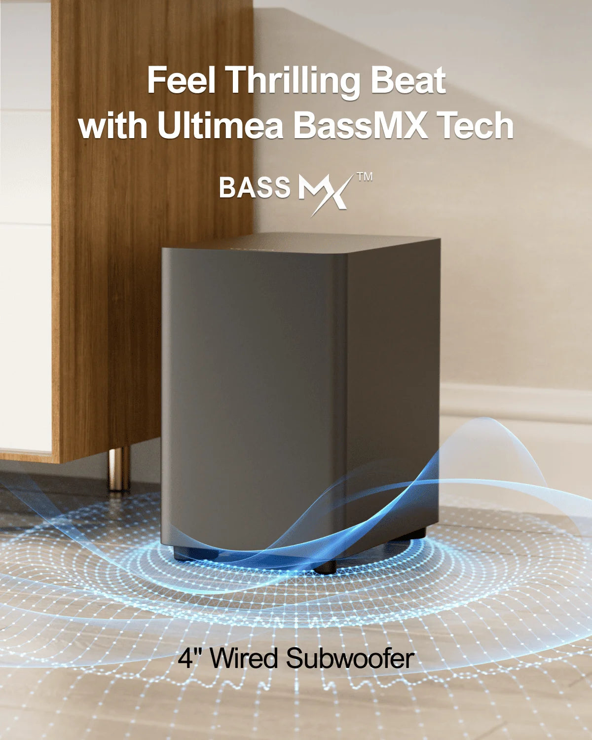 ULTIMEA 330W 7.1 Channel Virtual Surround Soundbar With Subwoofer