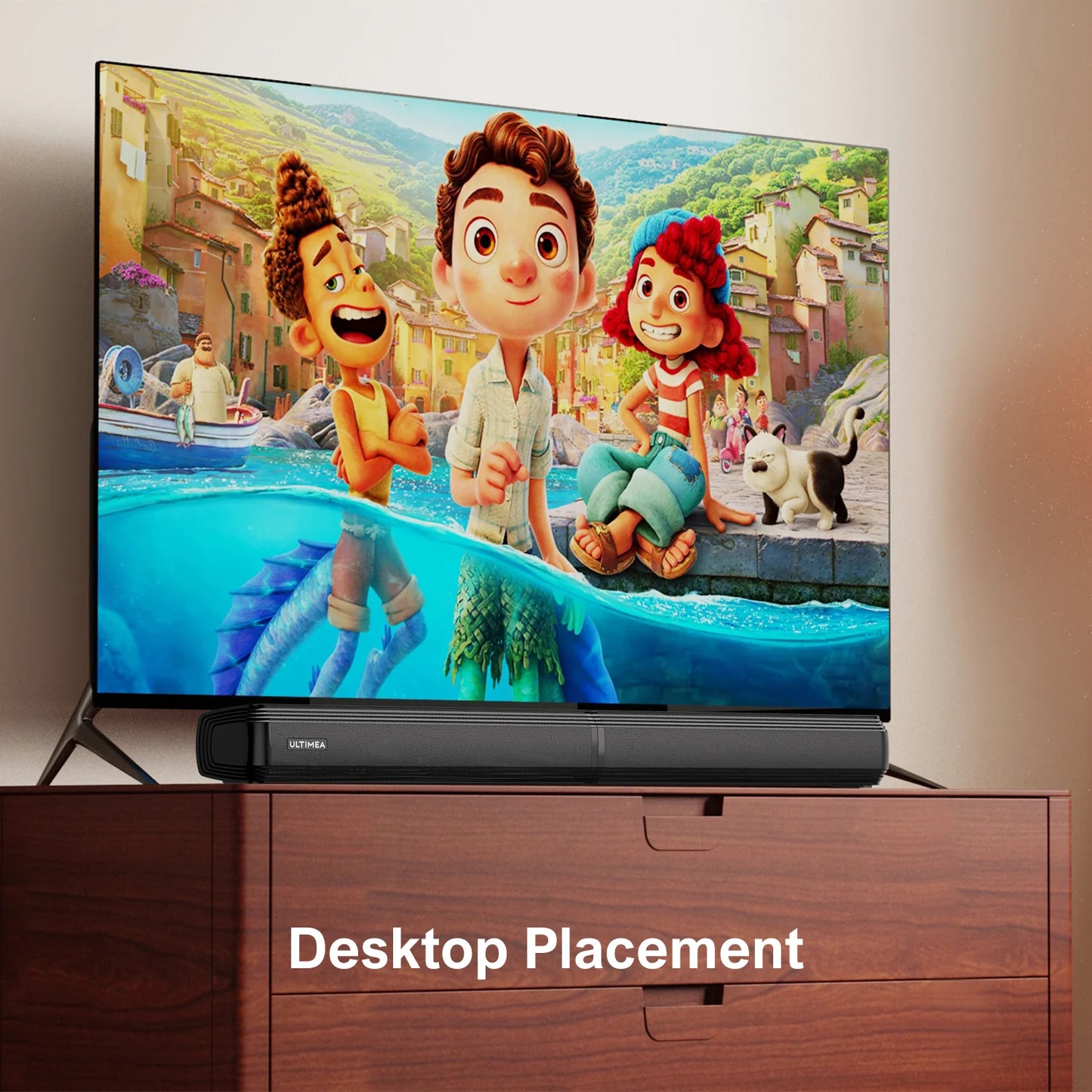 ULTIMEA TV Sound Bar With Bluetooth Five Point Three App