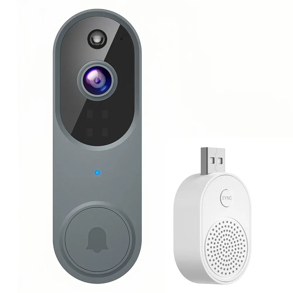 1080P Wireless Doorbell Camera Night Vision And Two Way Audio