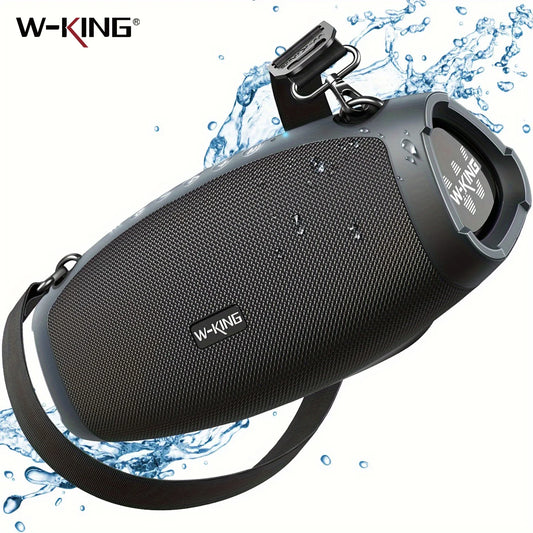 W-King Waterproof Portable Bluetooth Speaker Outdoor Boombox