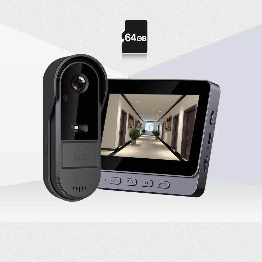 Wireless Visual Doorbell Camera HD Video Two Way Audio